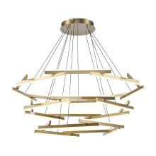 Trans Globe MDN-1567 AG - LED PENDANT 24 RODS 162W-AG